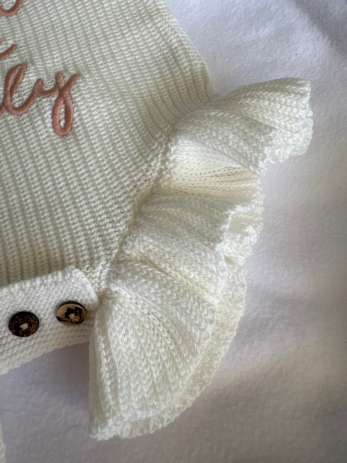Isn’t She Lovely Knitted Romper