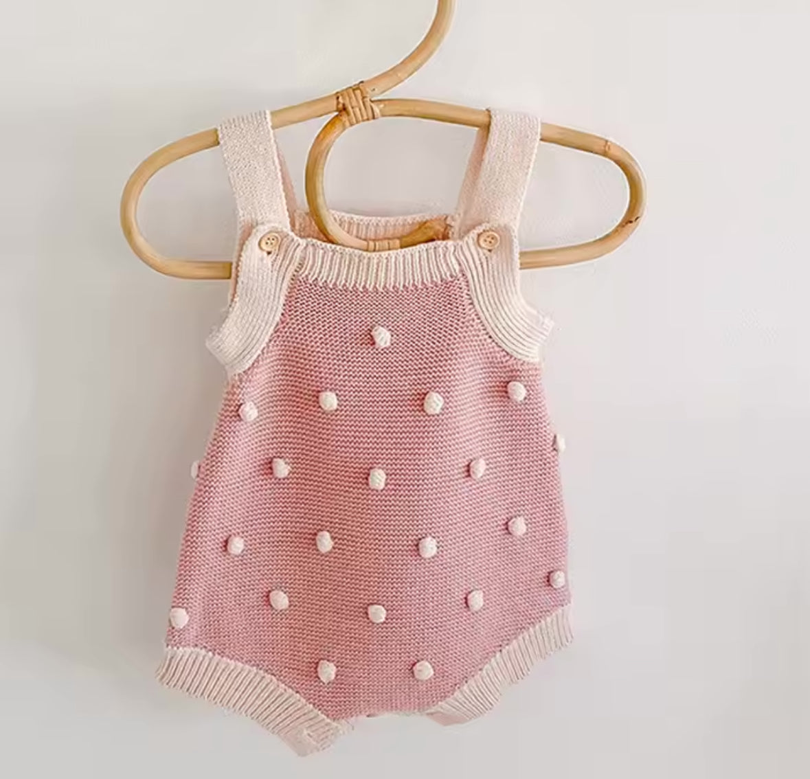 Baby Girls Summer Knitted Romper 6 Months - 3 Years -