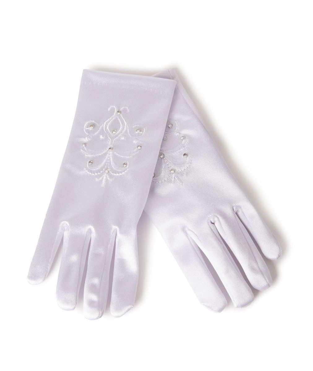 White First Communion Gloves