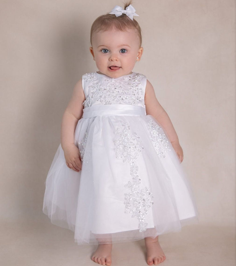 Aleena - Girls Christening Dress