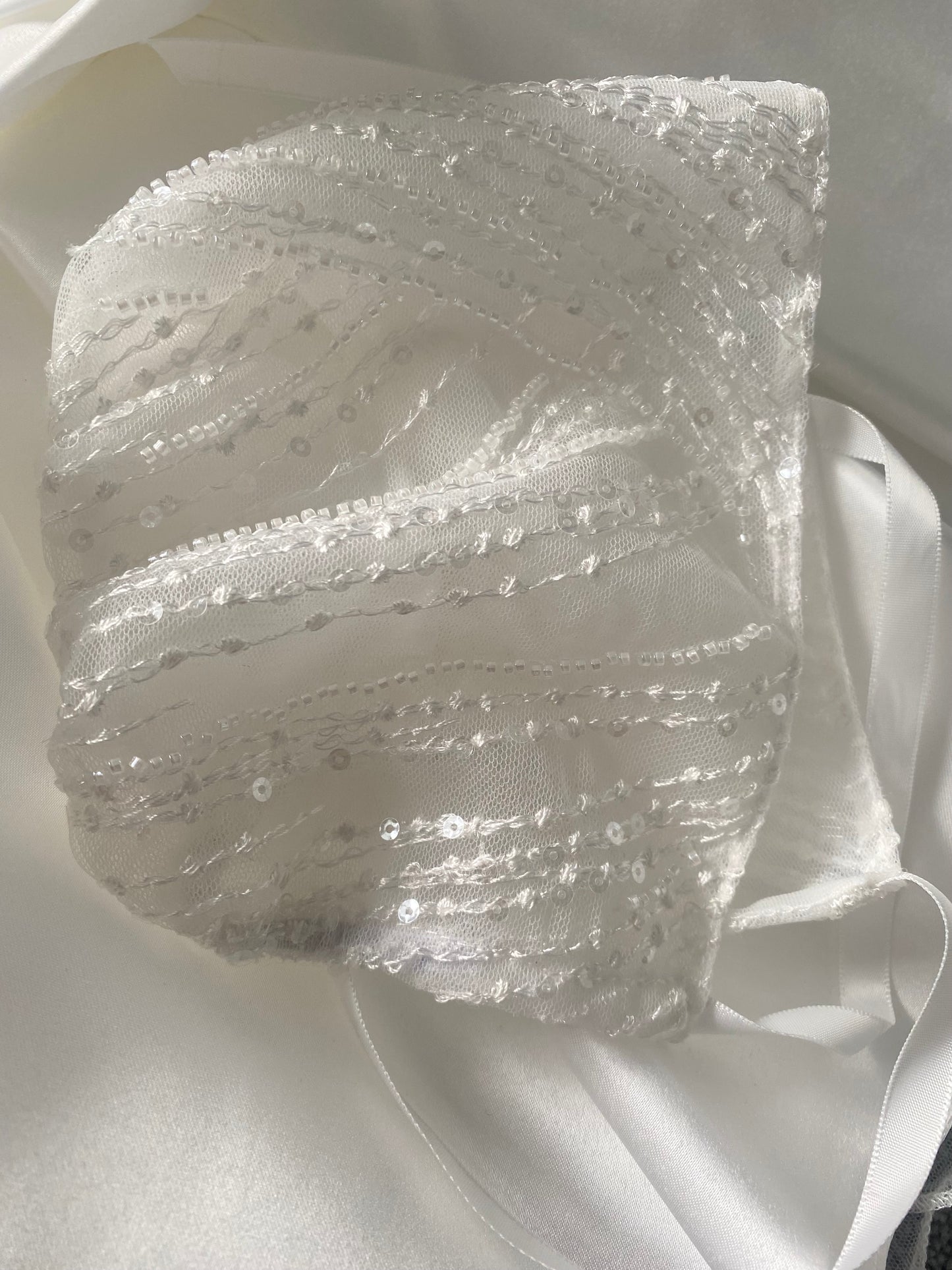 Annalise - Baby Bonnet - Sequin - Matching Dress & Shoes Available