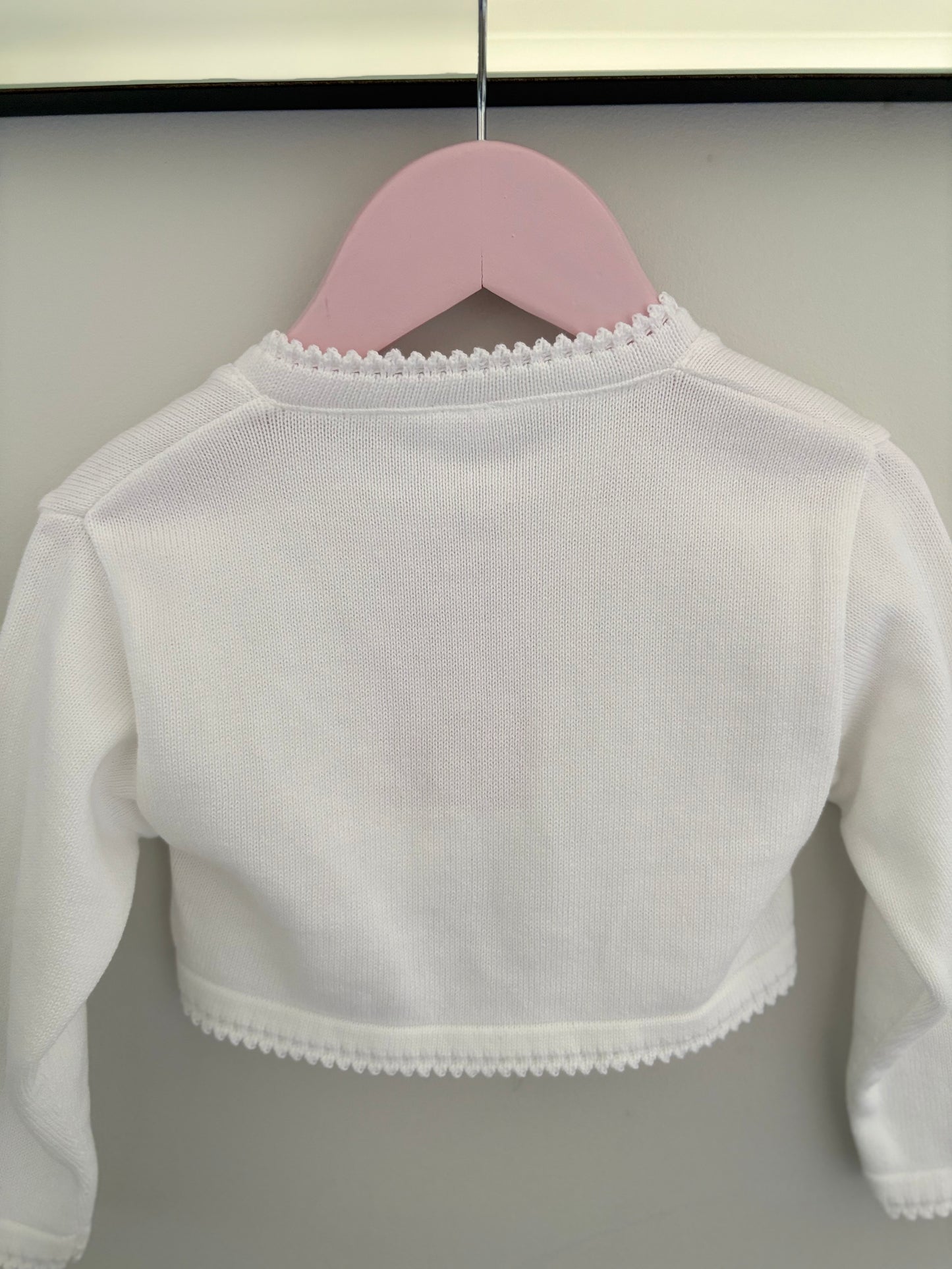 Girls Soft Cotton Cardigan/Bolero with Pearl Button