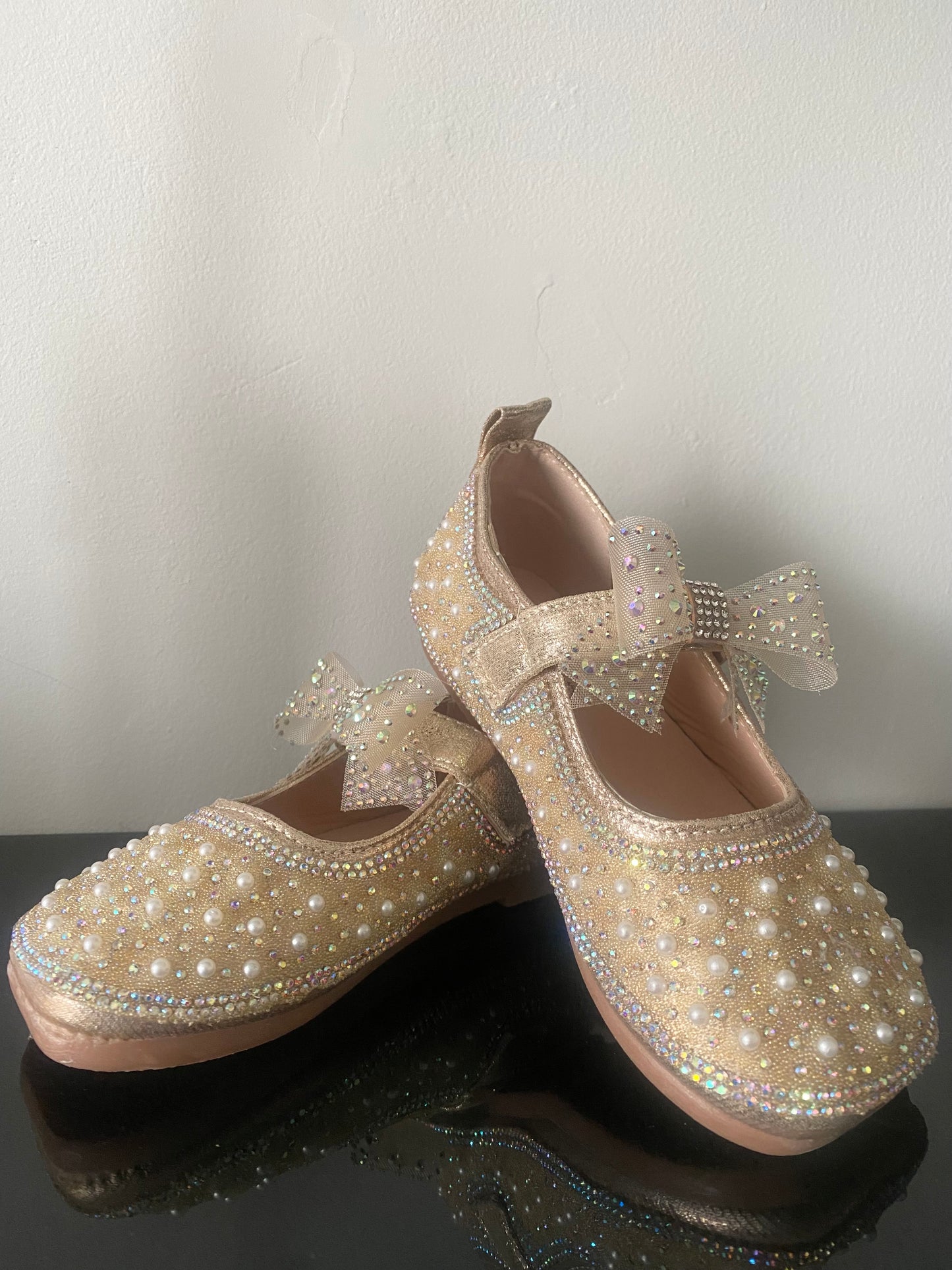 Girls Glitter Party Shoes