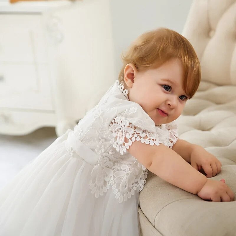 Arabella - SALE - Baby Girls Christening Dress (Reduced) was £30 Now £20