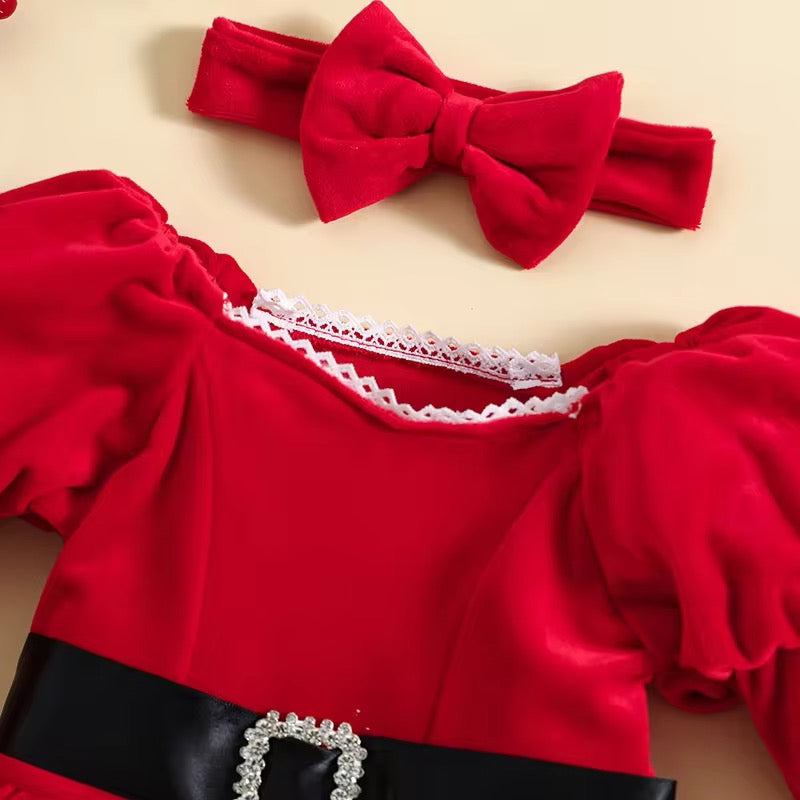 SALE - Girls Red Sequin & Tulle Dress - Perfect Christmas Dress WAS £19 Now £10