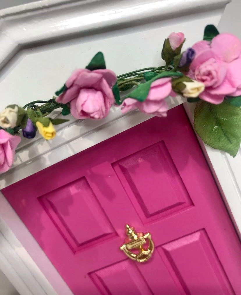 Fuchsia Pink Fairy Door