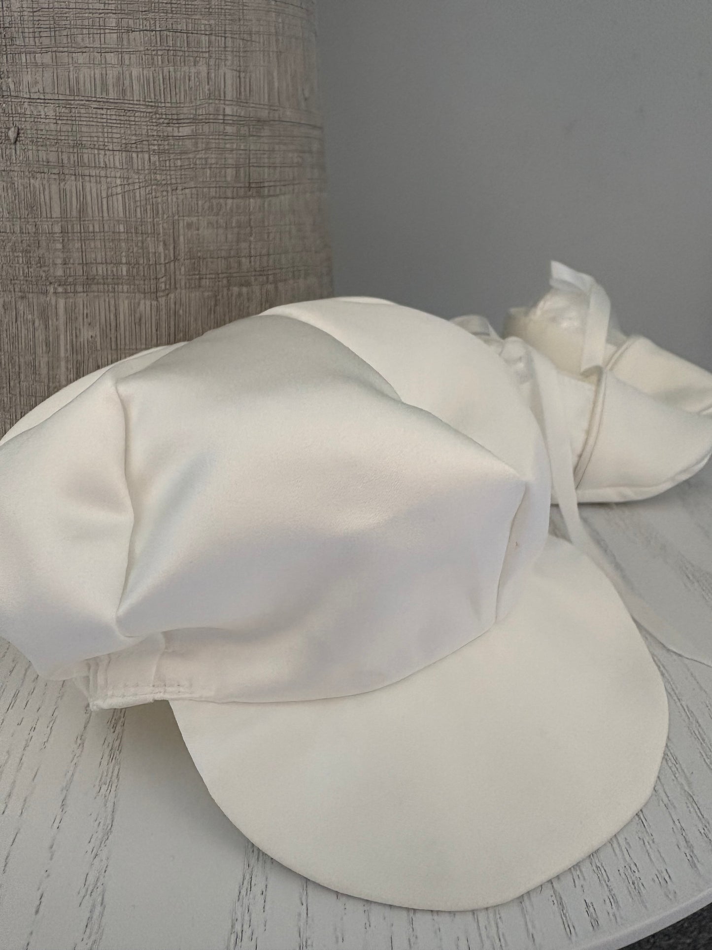 Jaxon - PREMIUM COLLECTION Boys Traditional Ivory 4 Piece Christening Gown - Boys Short Sleeve Romper with Pearl & Bow Detail, Full Length Sleeveless Coat, Hat & Shoes