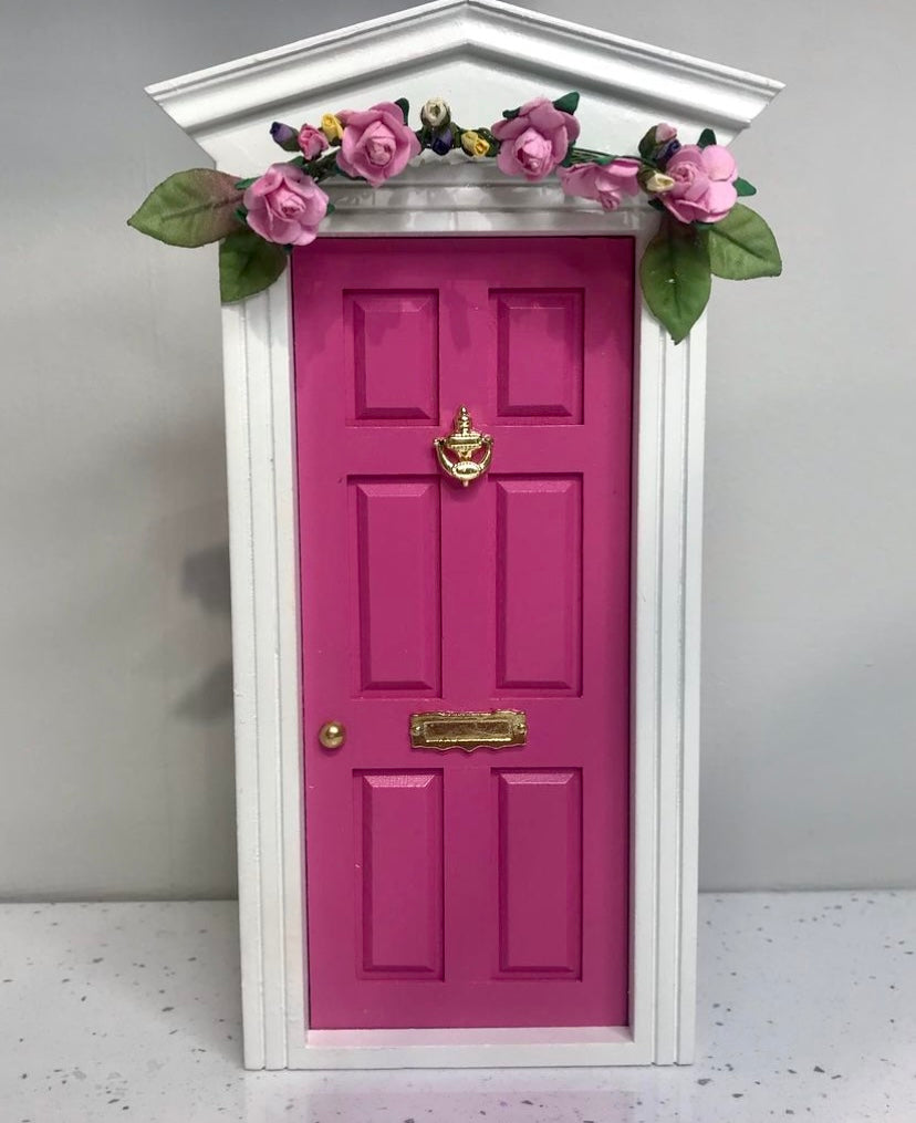 Fuchsia Pink Fairy Door