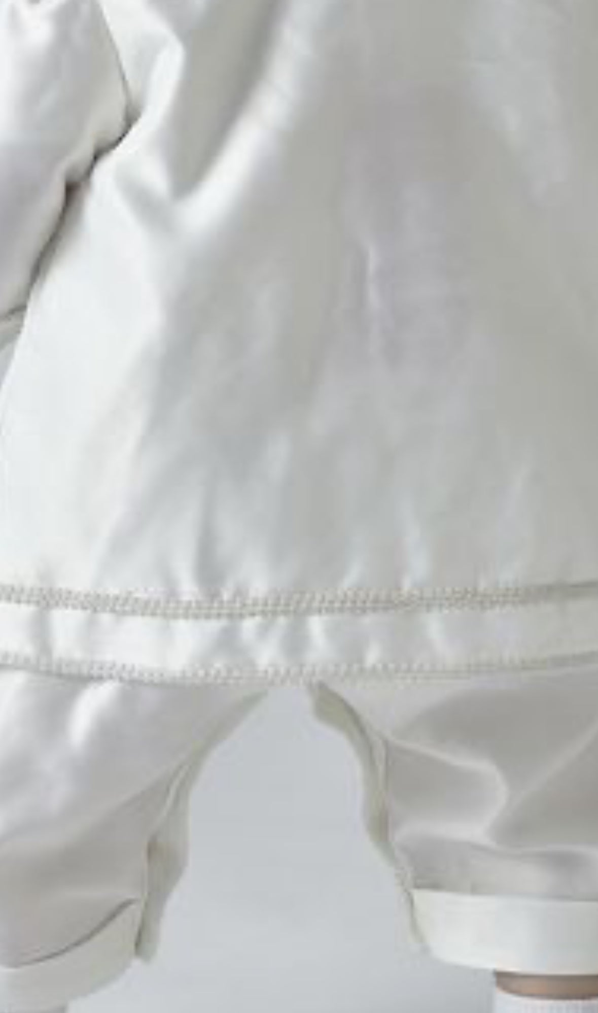 Baby Boys 3 Piece Ivory Christening Outfit - Romper/Jacket & Hat.
