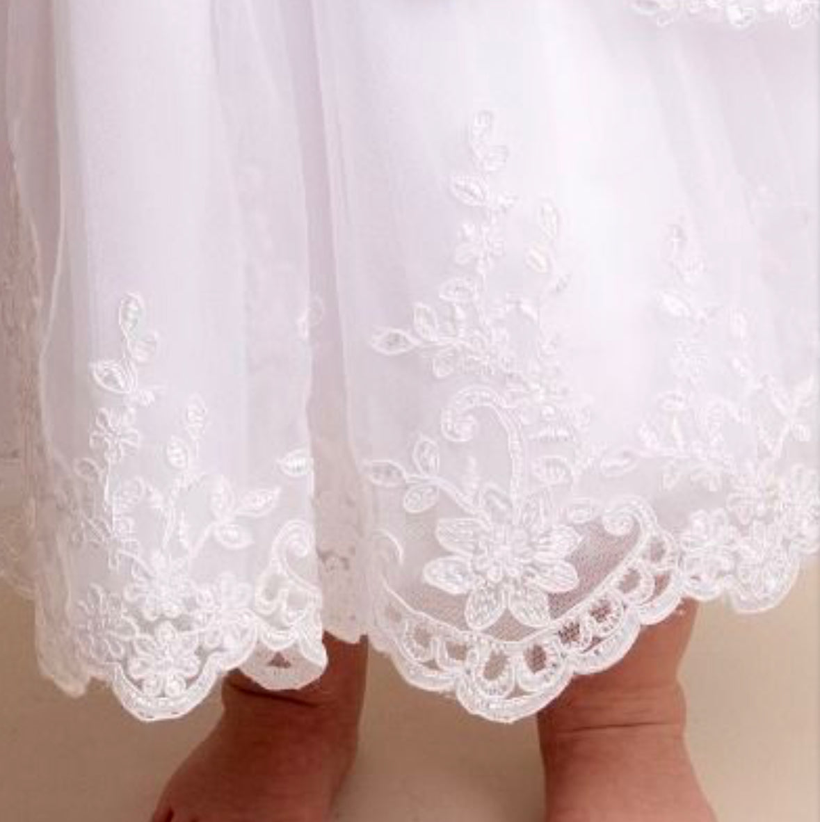 Assisi - Girls White Christening 2 Piece Dress & Overcoat.