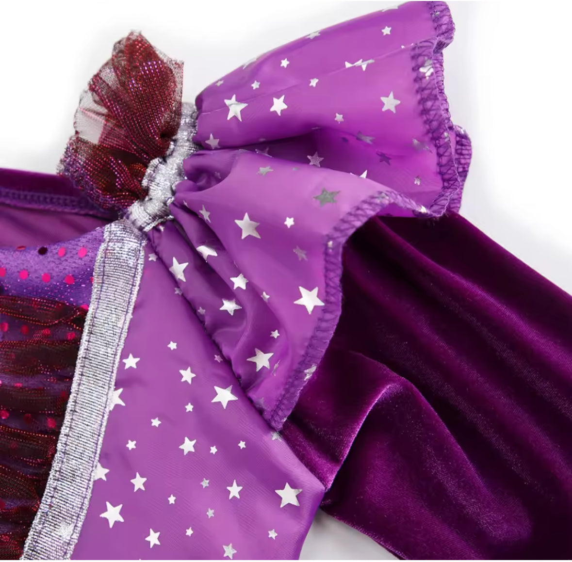 Girls Purple Halloween Witch Costume