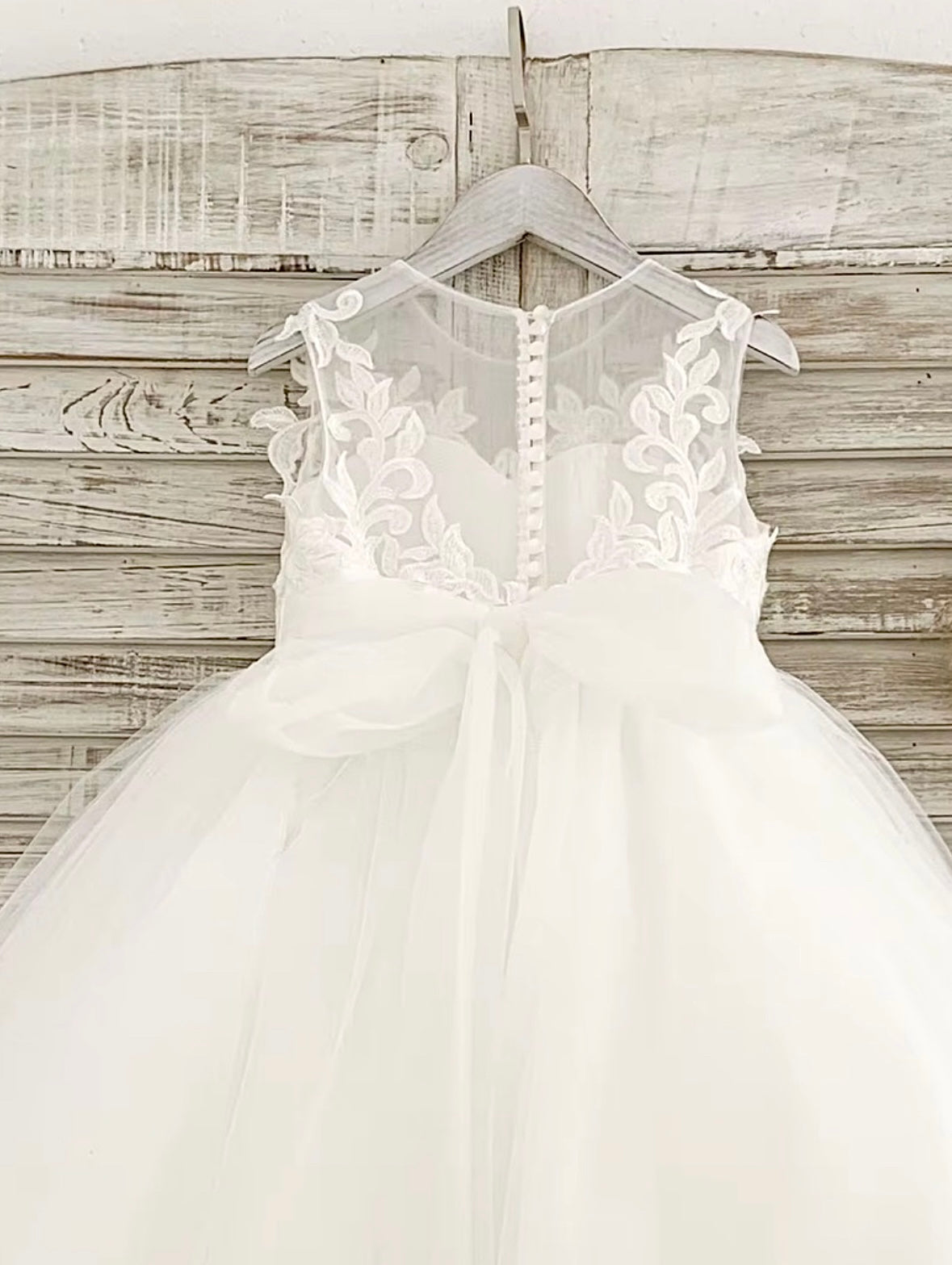 HAND MADE to Order - Holy Communion Dress Ages 7-11 Years - White Satin & Pearl Trim