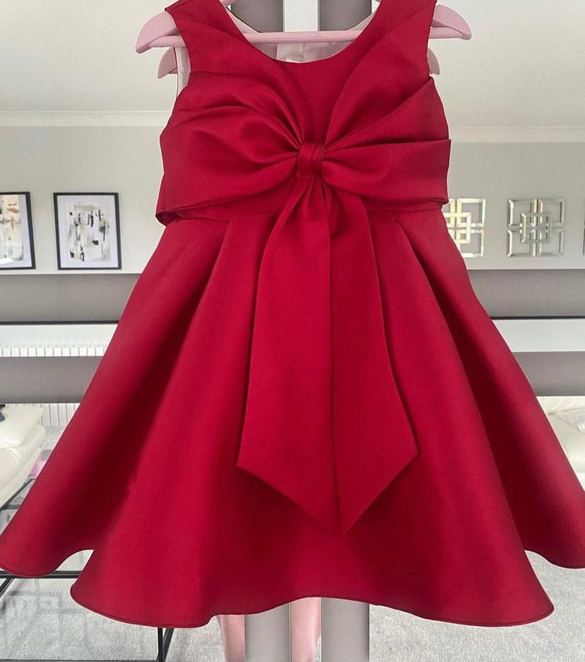 Azia - Girls Satin Polyester Dress - 4 Colours