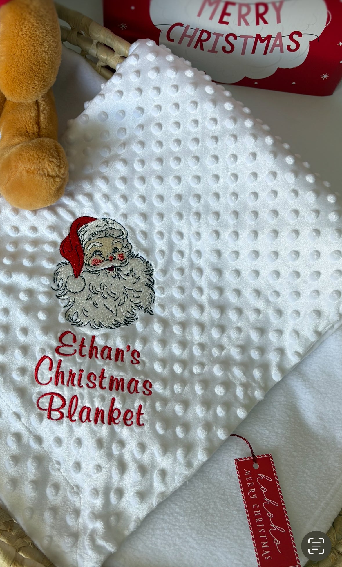 Personalised Christmas Blanket