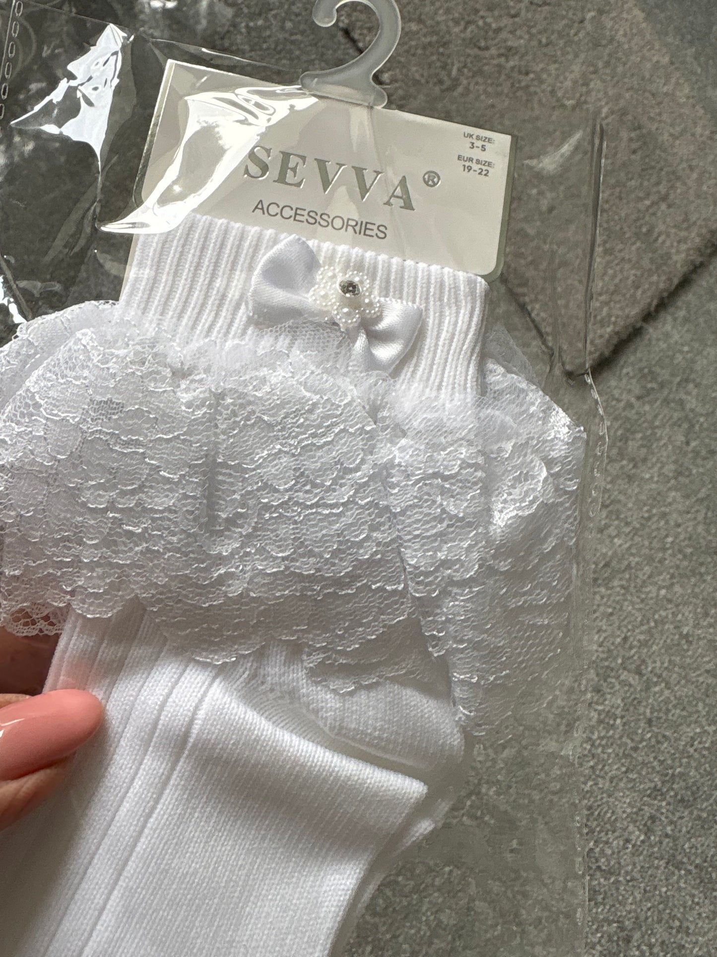 Girls Lace Christening/Special Occasion Socks