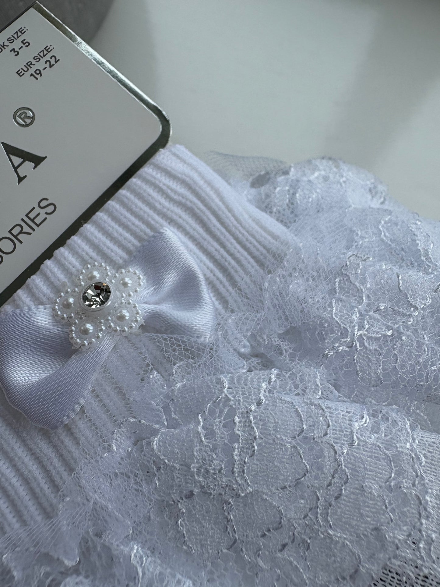Girls Lace Christening/Special Occasion Socks