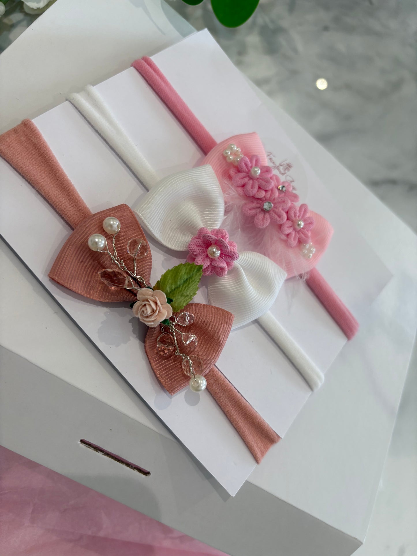 Set 3 Baby Girl Hairbands