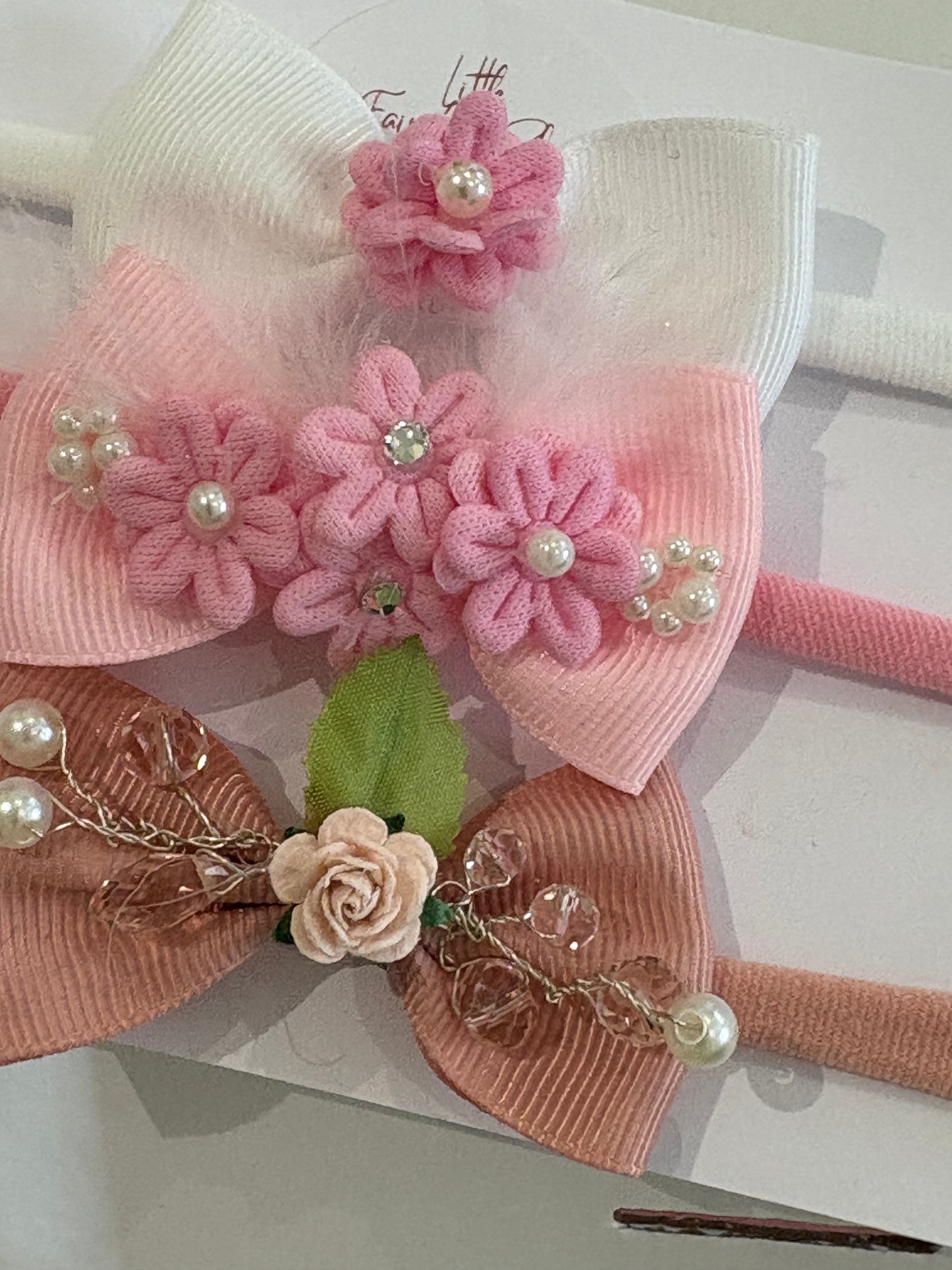 Set 3 Baby Girl Hairbands