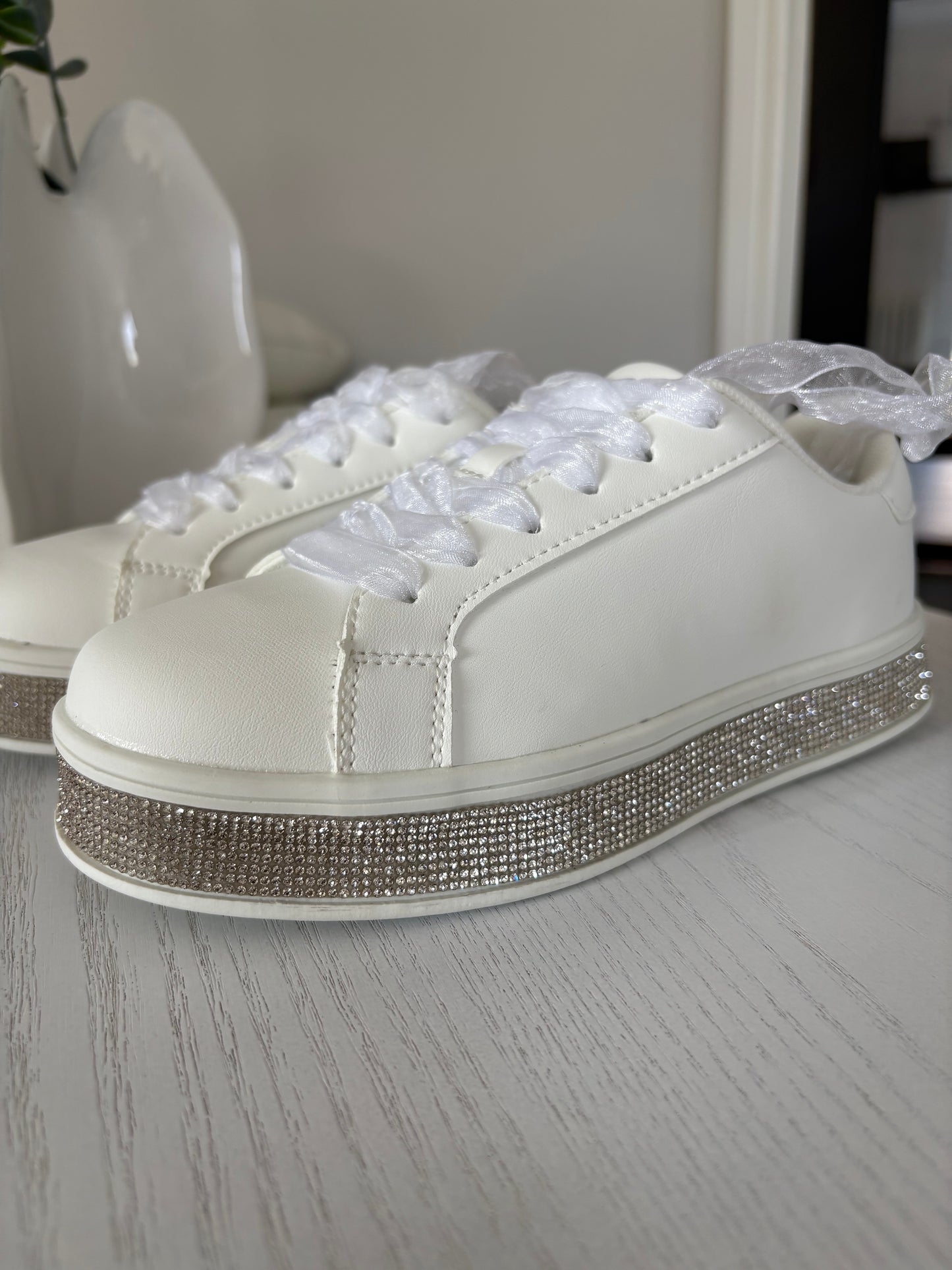 Girls Glitter Casual/Trainer Shoe