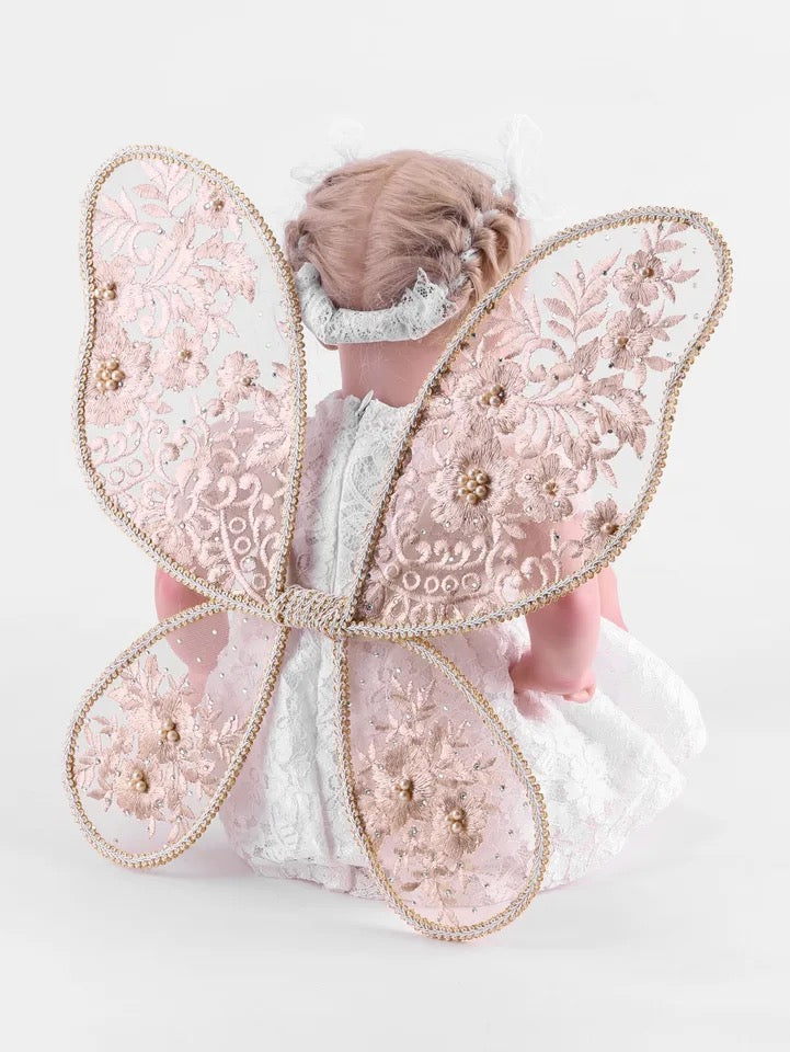 Handcrafted, Embroidered Fairy Wings - perfect for photoshoot/cake-smash/fairy birthday