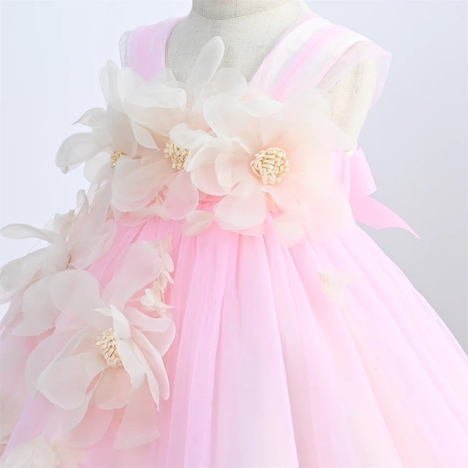 Pink tulle baby dress best sale