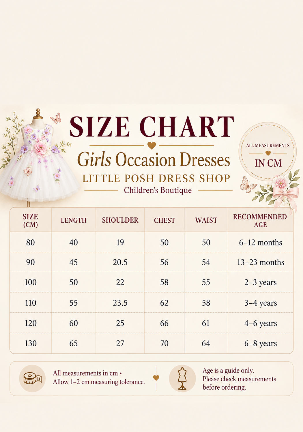 Girls Pastel Floral Butterfly Dress | Flower Girl Wedding Dress | Princess Party Dress