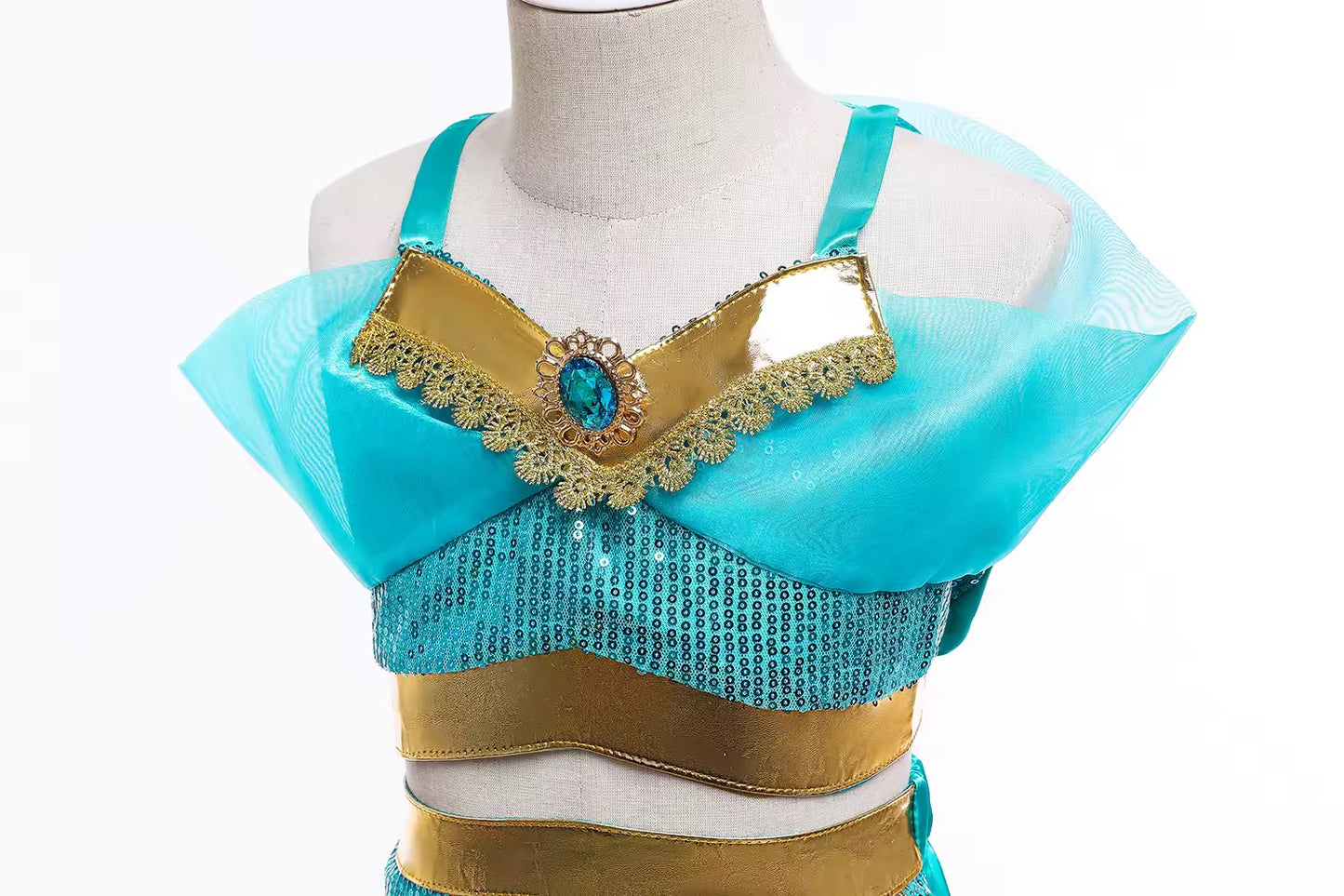 Little Girl’s Princess Jasmine Costume – Perfect for Dress-Up, Birthdays & Halloween