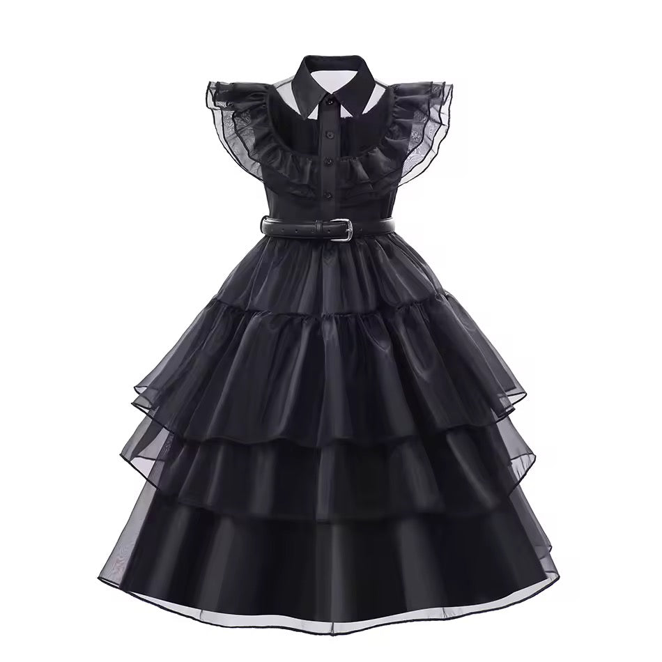 Wednesday Costume and Accessories - Halloween, World Book Day - Delivery within 3-4 weeks