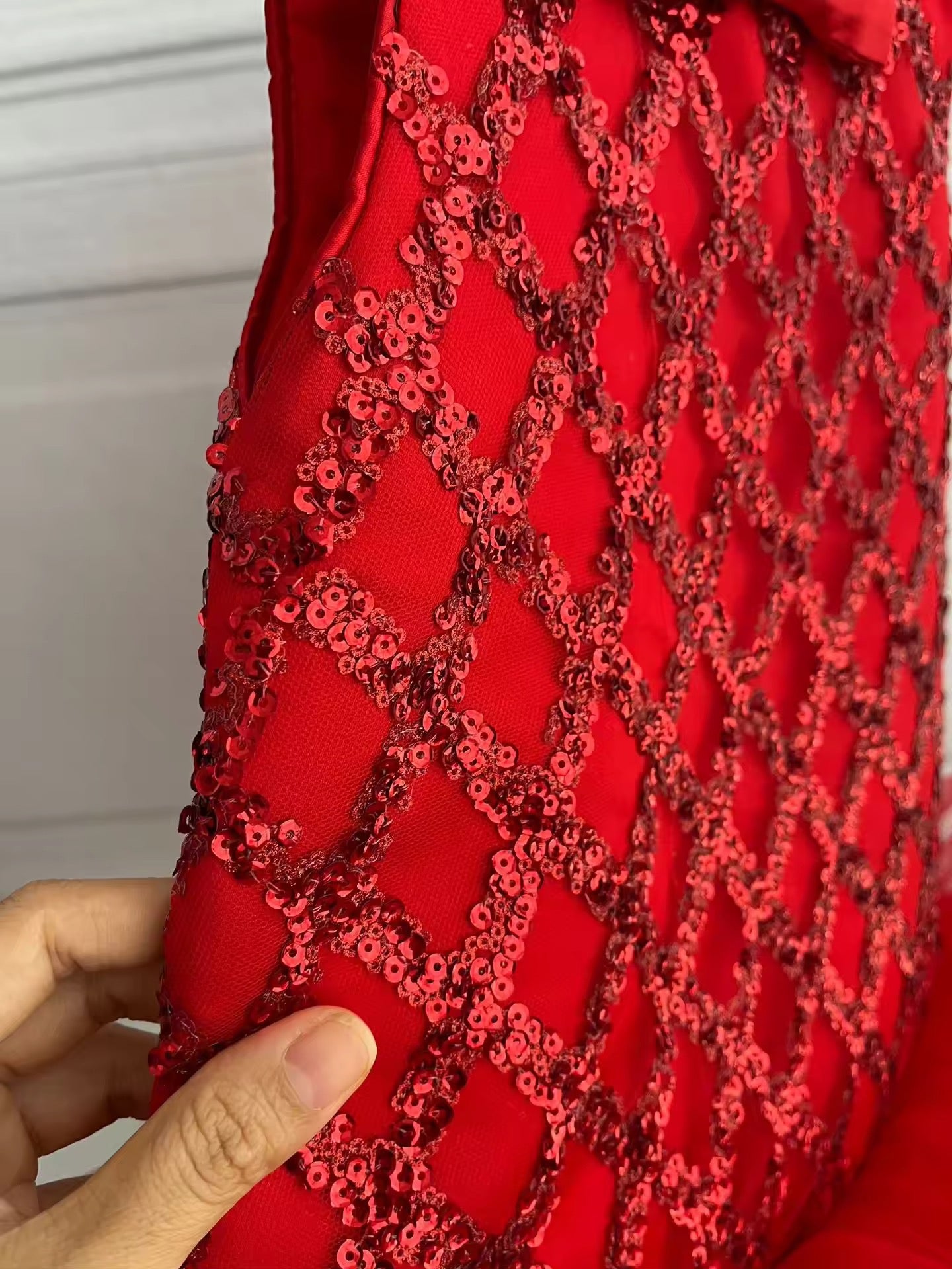 Girls Red Sparkle & Tulle Dress - perfect for Christmas