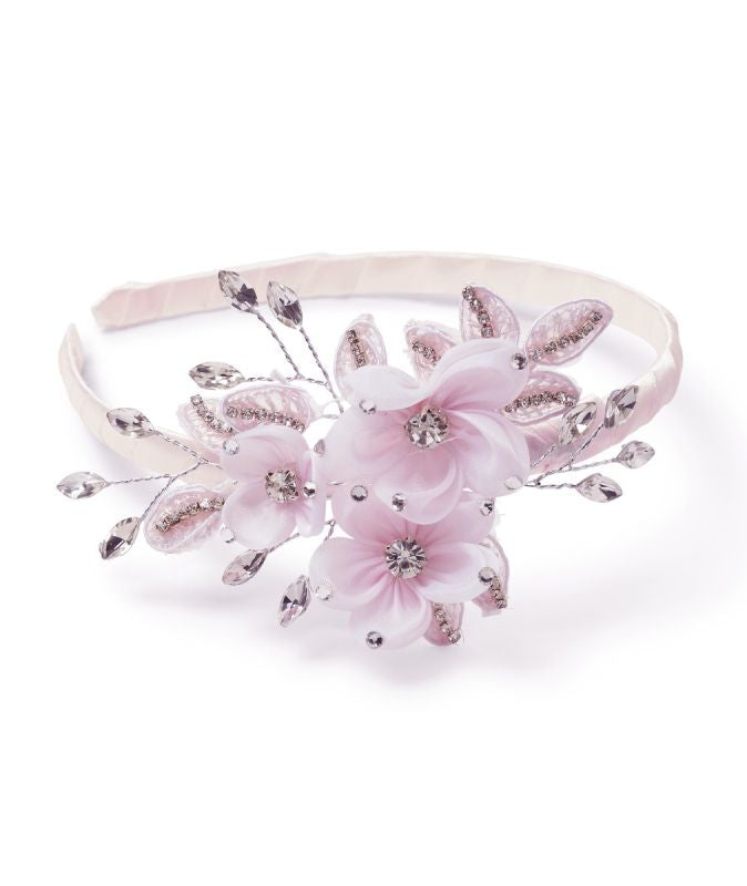 Hairband available in White/Pink or Ivory (perfect for Flower Girls)
