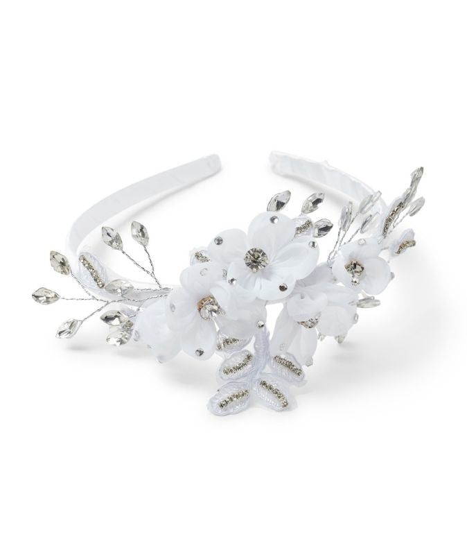 Hairband available in White/Pink or Ivory (perfect for Flower Girls)