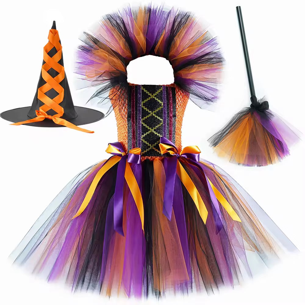 Halloween Witch Dress & Accessories - Delivery within 3-4 weeks