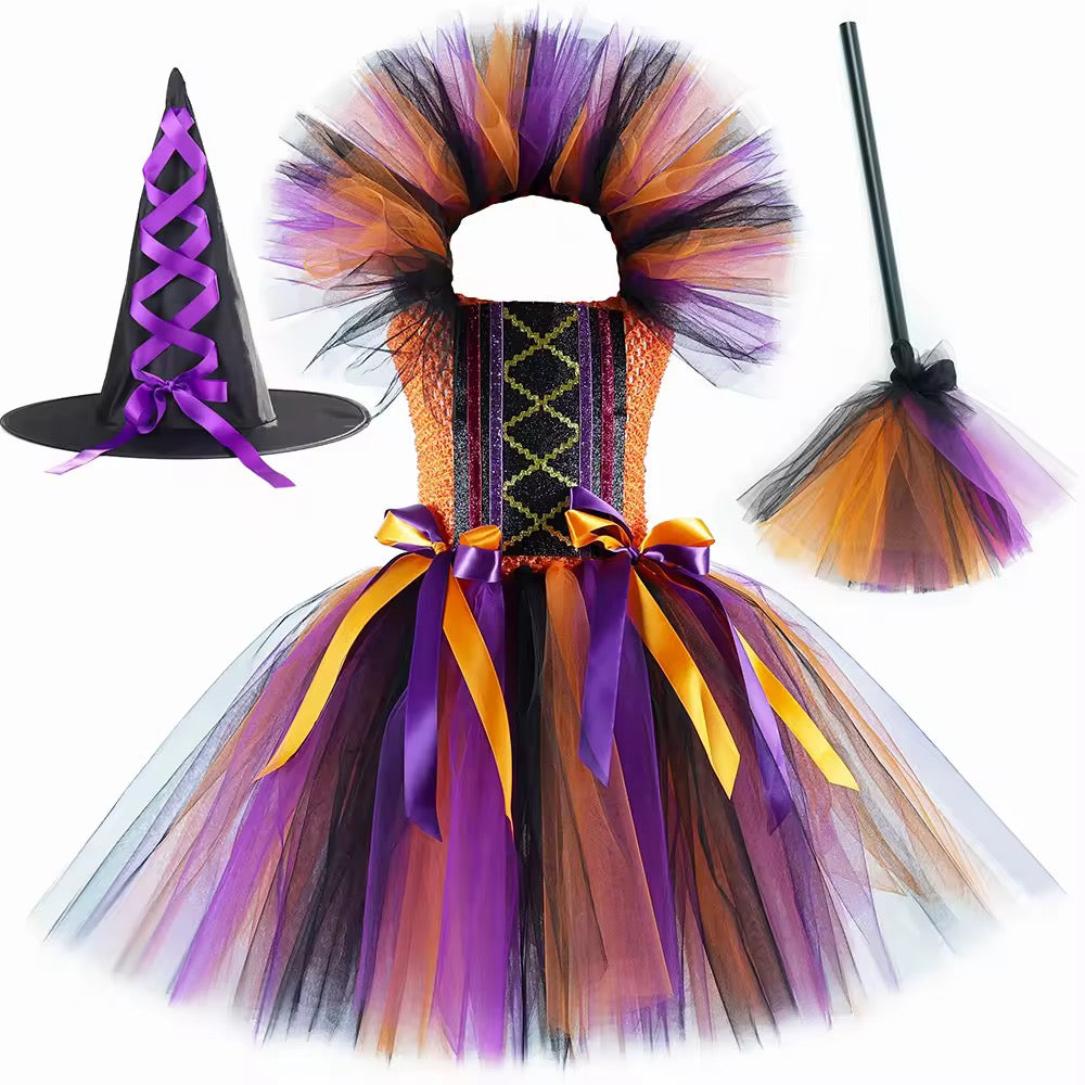 Halloween Witch Dress & Accessories - Delivery within 3-4 weeks