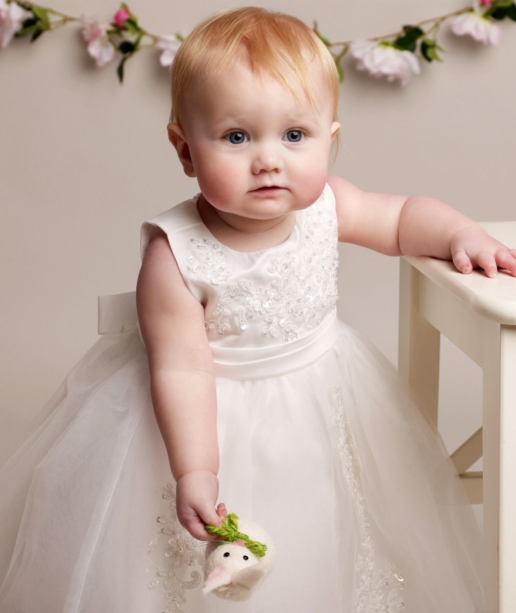 Aleena - Girls Christening Dress