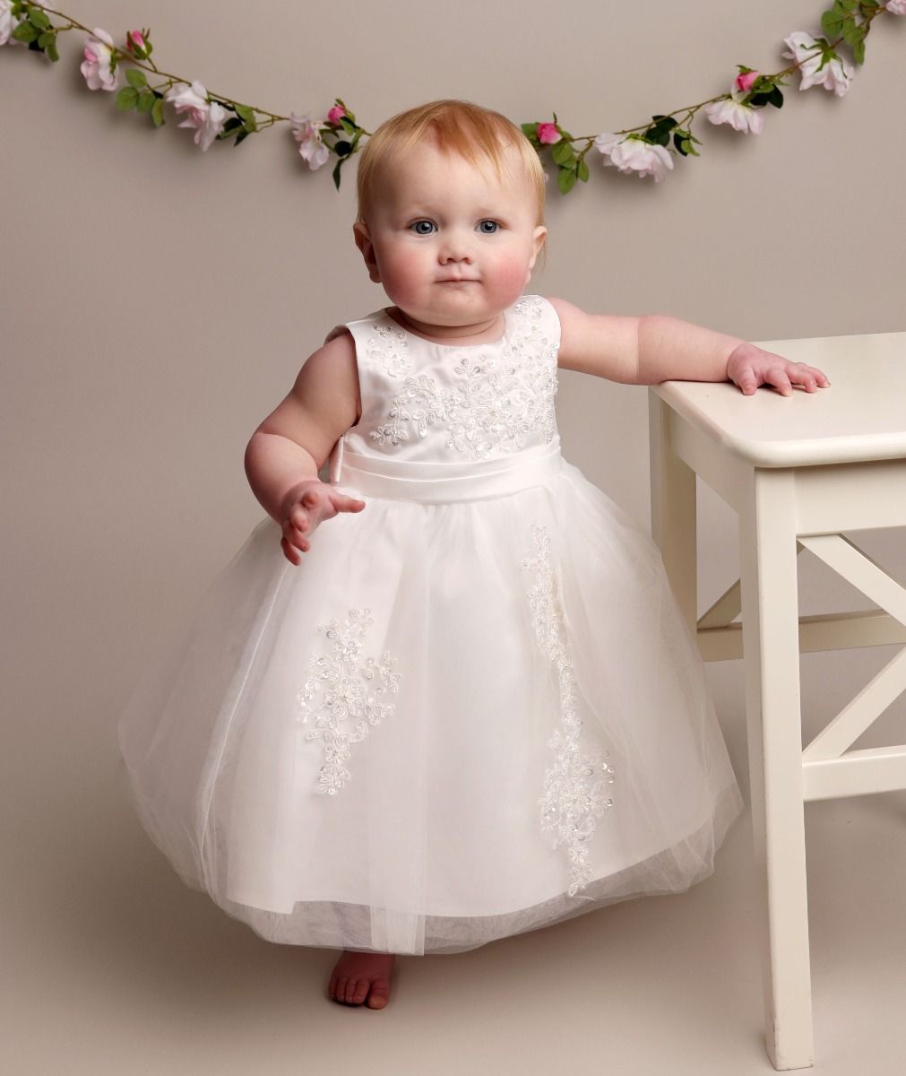 Aleena - Girls Christening Dress