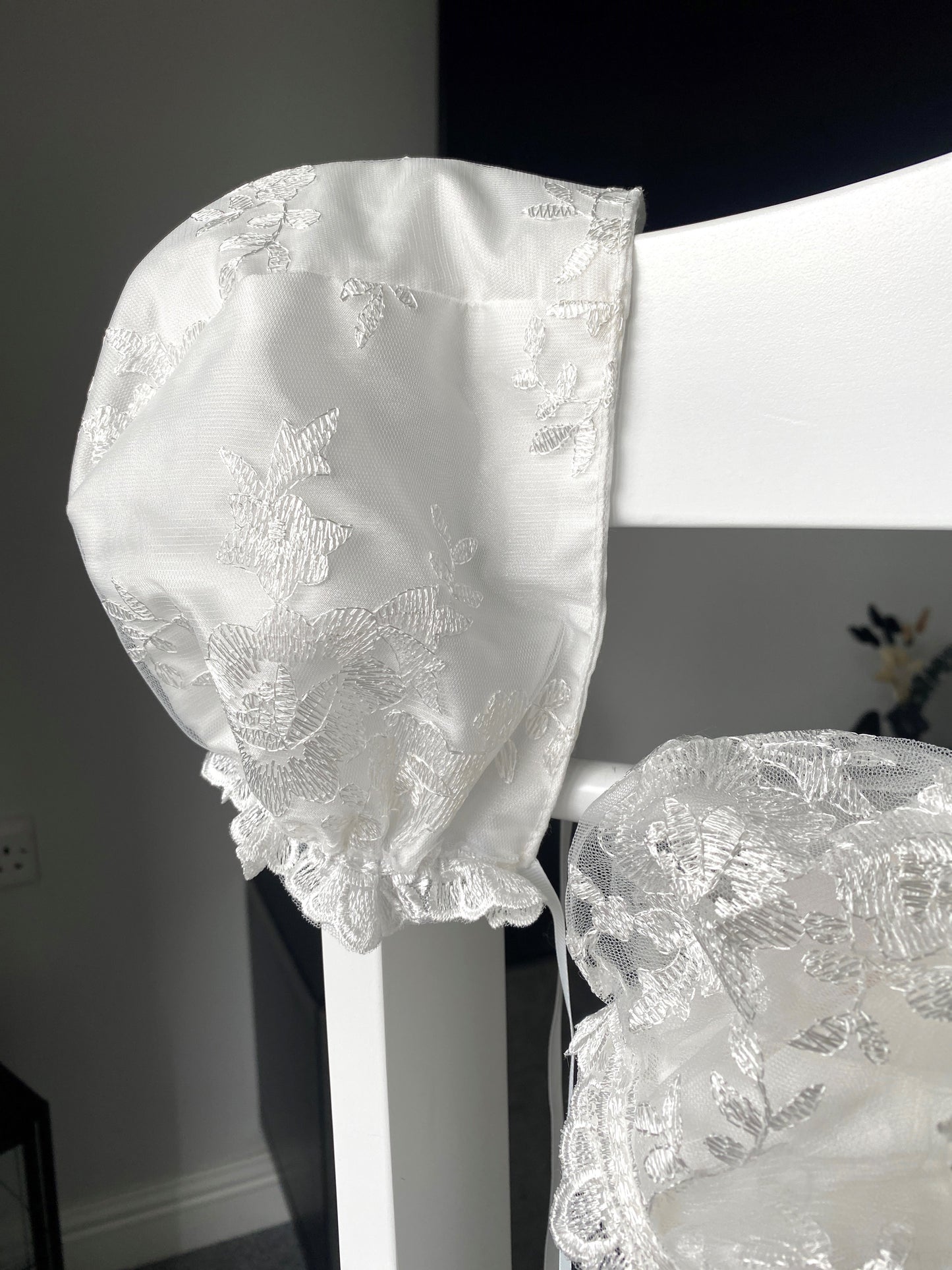 Traditional 2 Piece Christening Gown & Bonnet