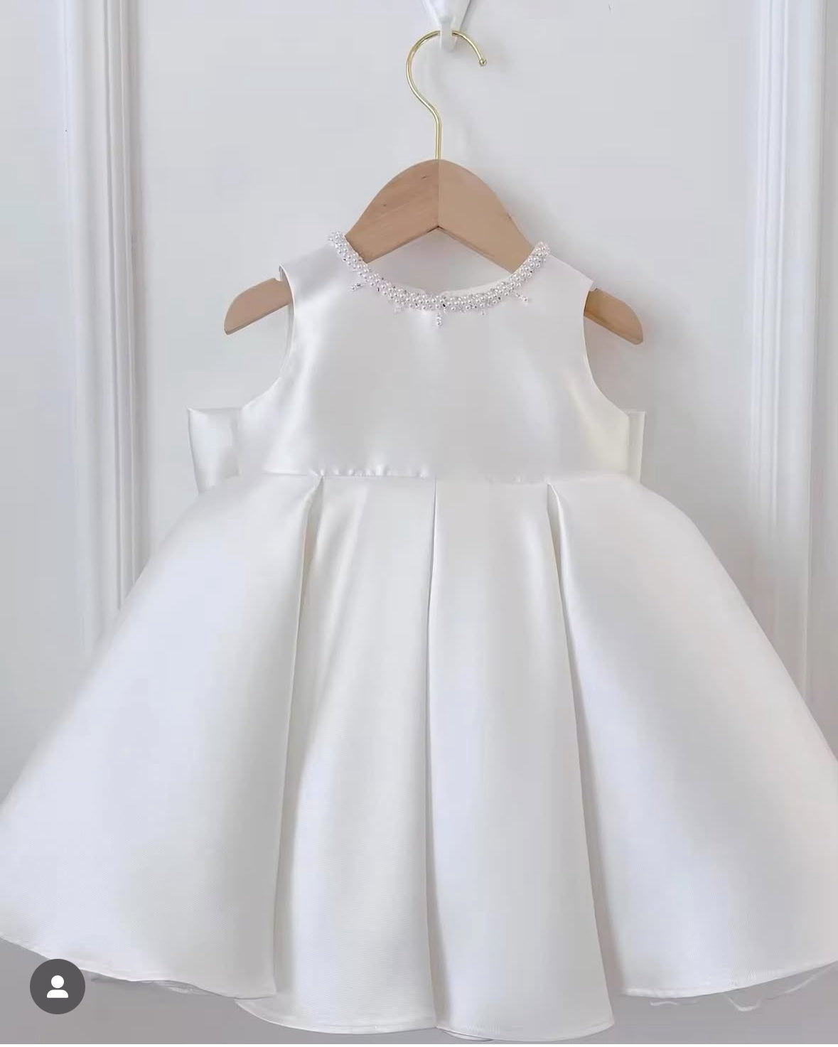 Premium Collection - Arla Girls Handmade Embellishment Satin Dress