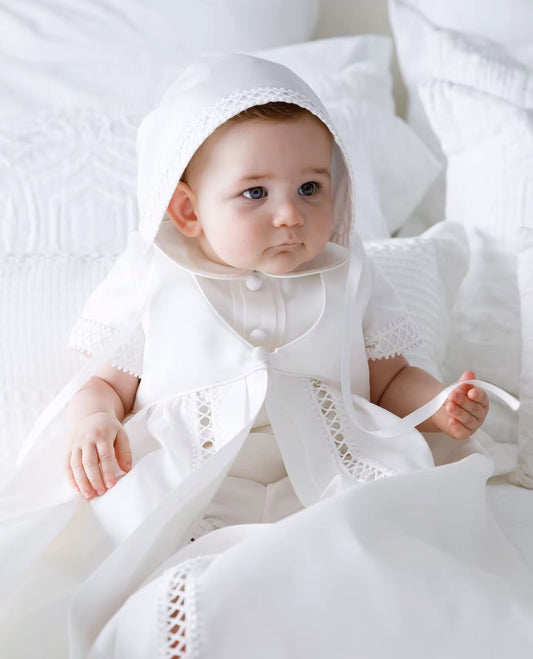 PREMIUM COLLECTION - Tobias -  Boys Traditional 4 Piece Christening Set