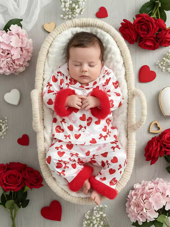 Valentine Pyjamas - 2 Designs Age 12 Months to 6 Years