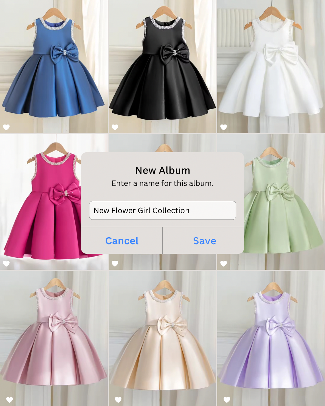 Amelie -  Girls Pink Flower Girl 80cm 6-12 Months & 90cm Age 12-18 Months WAS £59 - NOW £30