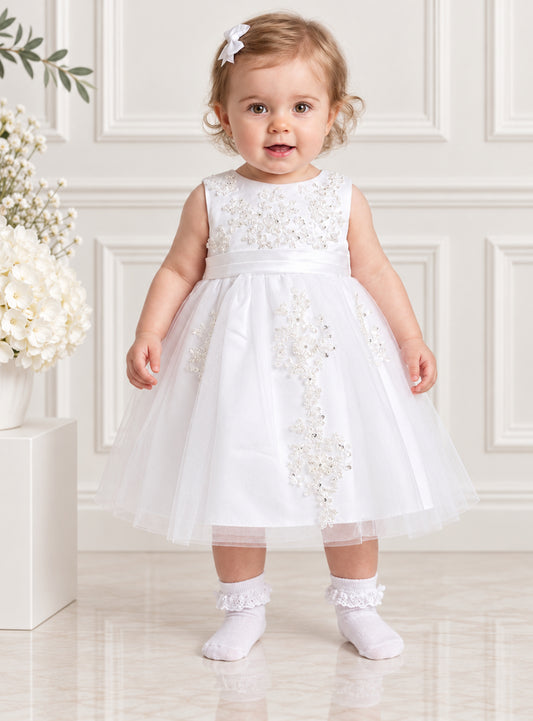 Aleena - Girls Christening Dress