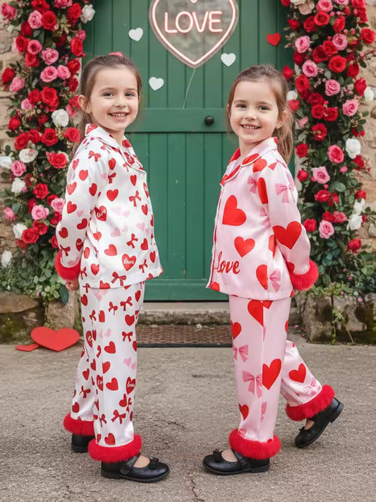 Valentine Pyjamas - 2 Designs Age 12 Months to 6 Years