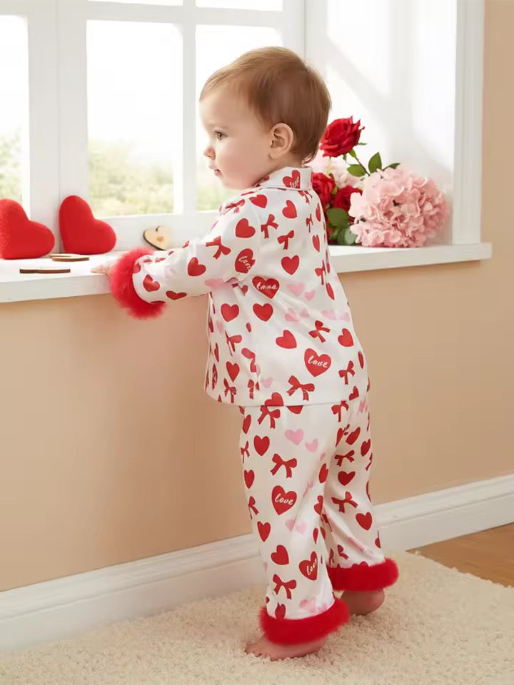 Valentine Pyjamas - 2 Designs Age 12 Months to 6 Years