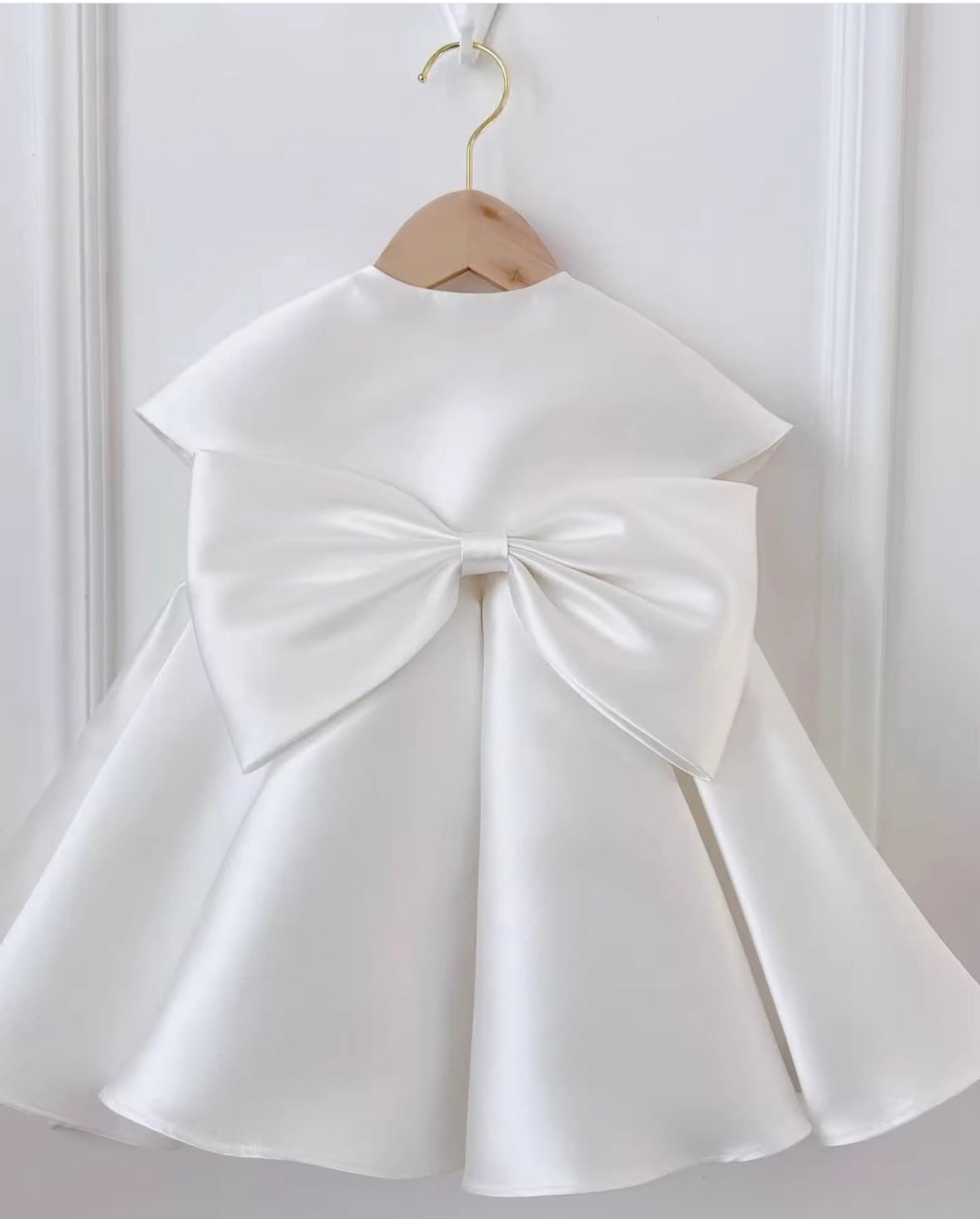 Premium Collection - Arla Girls Handmade Embellishment Satin Dress