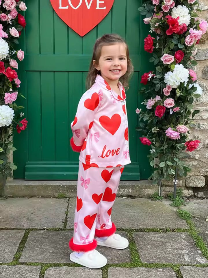 Valentine Pyjamas - 2 Designs Age 12 Months to 6 Years