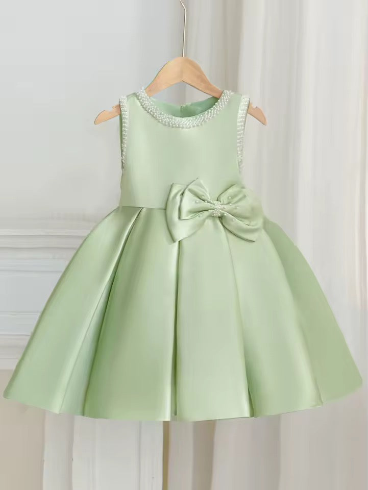 Amelie -  Girls Pink Flower Girl 80cm 6-12 Months & 90cm Age 12-18 Months WAS £59 - NOW £30