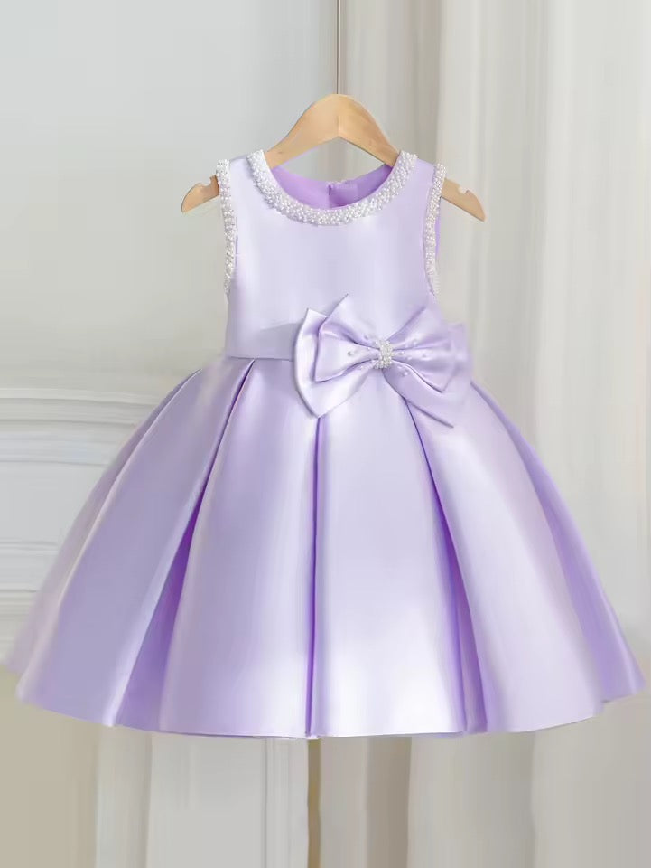 Amelie -  Girls Pink Flower Girl 80cm 6-12 Months & 90cm Age 12-18 Months WAS £59 - NOW £30