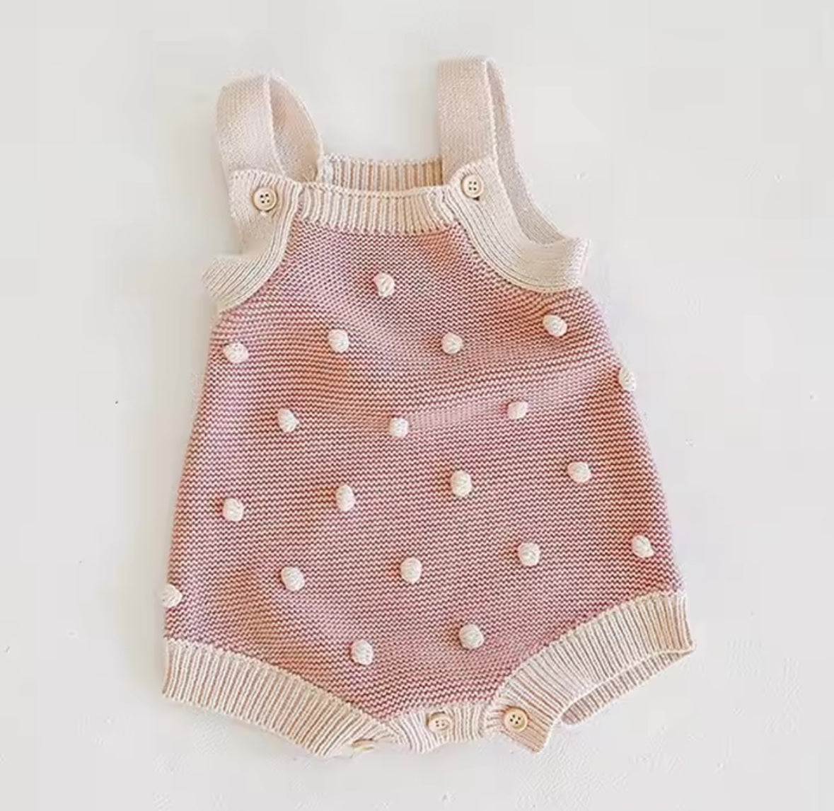 Baby Girls Summer Knitted Romper 6 Months  - 3 Years -