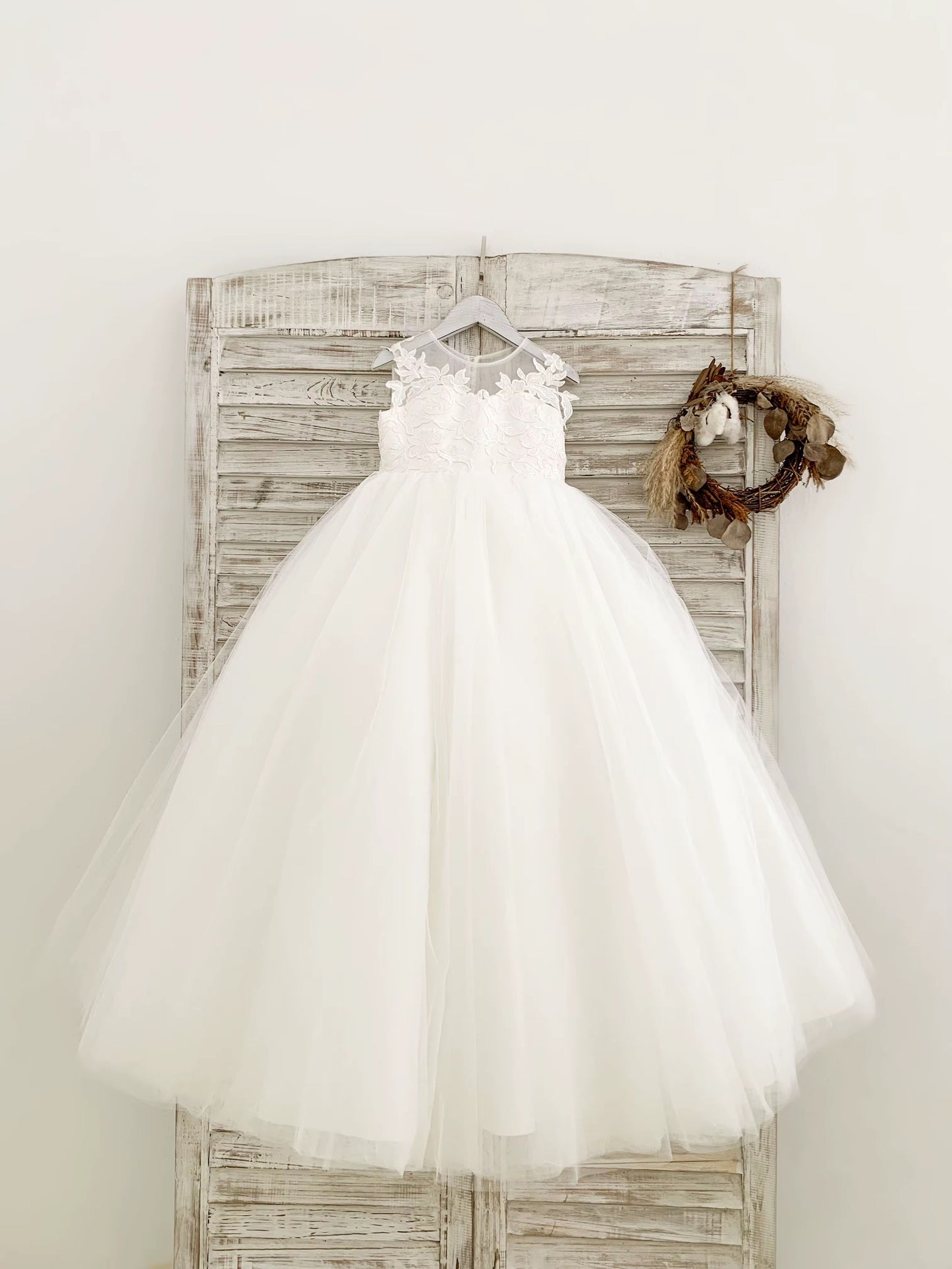 HAND MADE to Order - Holy Communion Dress Ages 7-11 Years - White Satin & Pearl Trim