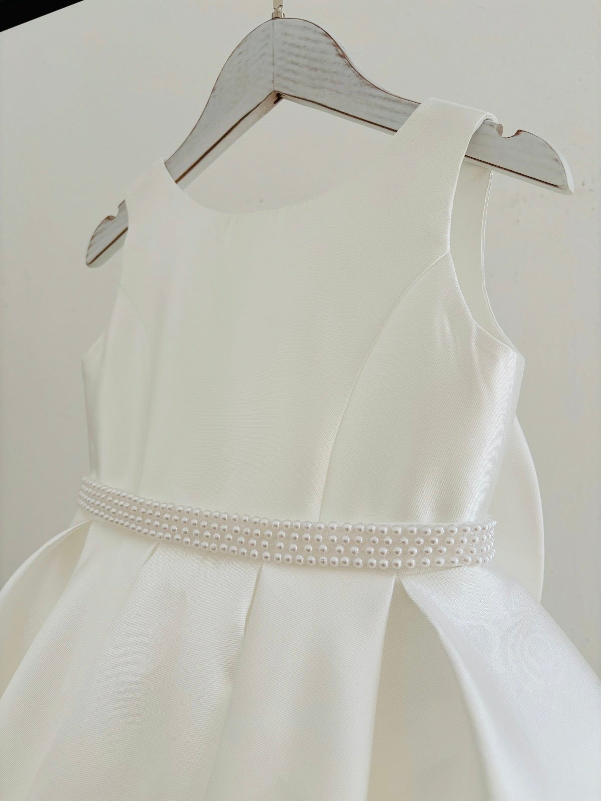 Sofia - PREMIUM COLLECTION Elegant Ivory Flower Girl Dress Handmade to order
